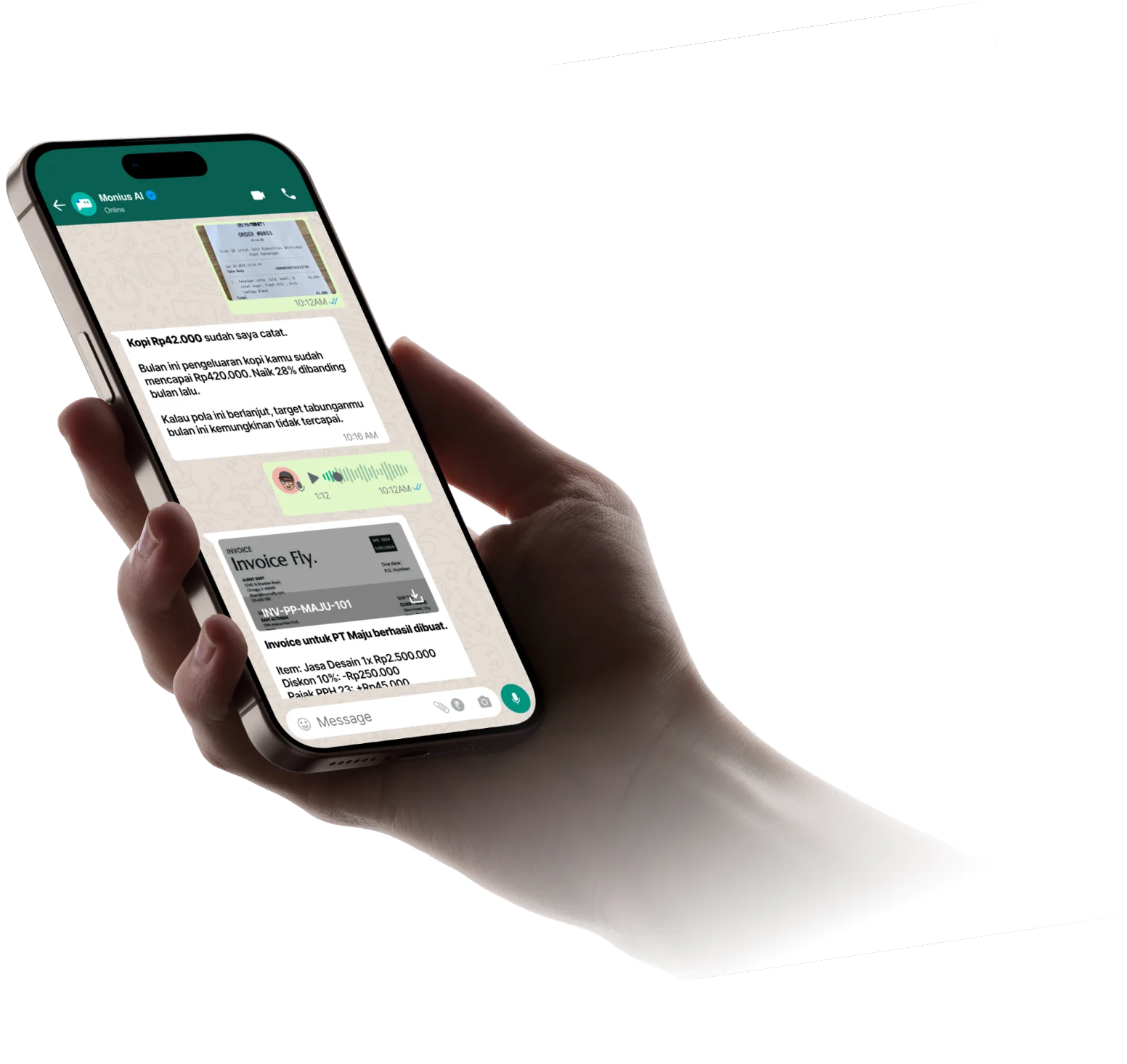 Monius app preview